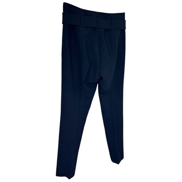 Theory - Women’s Belted Cigarette ‘Camogie’ Pant, Slim-Fit, Career, Black Size 4 - Picture 12 of 14
